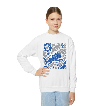 Detroit Boho Football Graphic Youth Sweatshirt