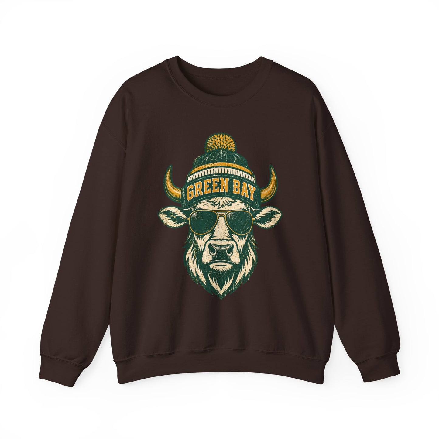 Green Bay Western Character Football Graphic Sweatshirt