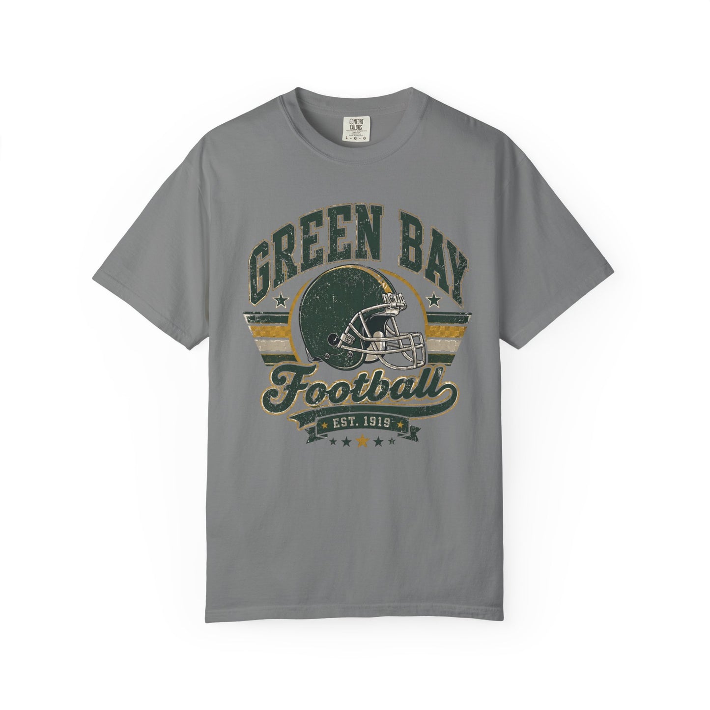 Green Bay Heritage Football Graphic T-shirt