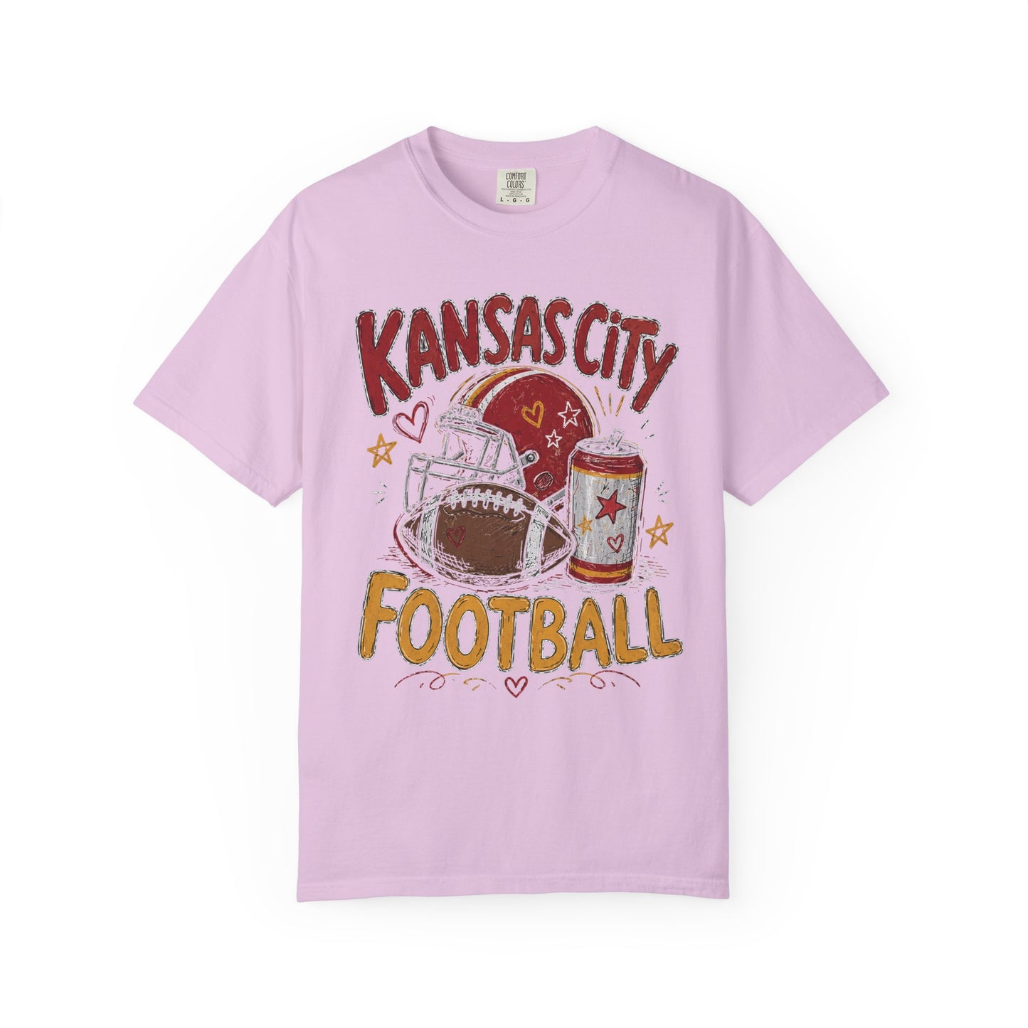 Kansas City Icon Football Graphic T-shirt