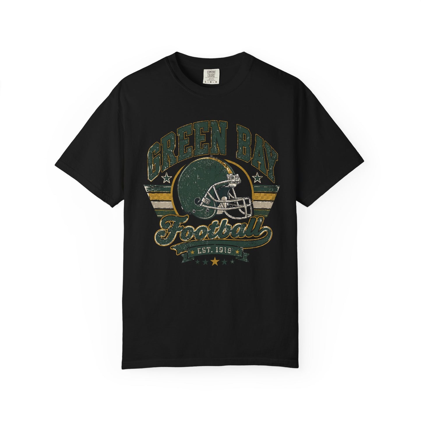 Green Bay Heritage Football Graphic T-shirt