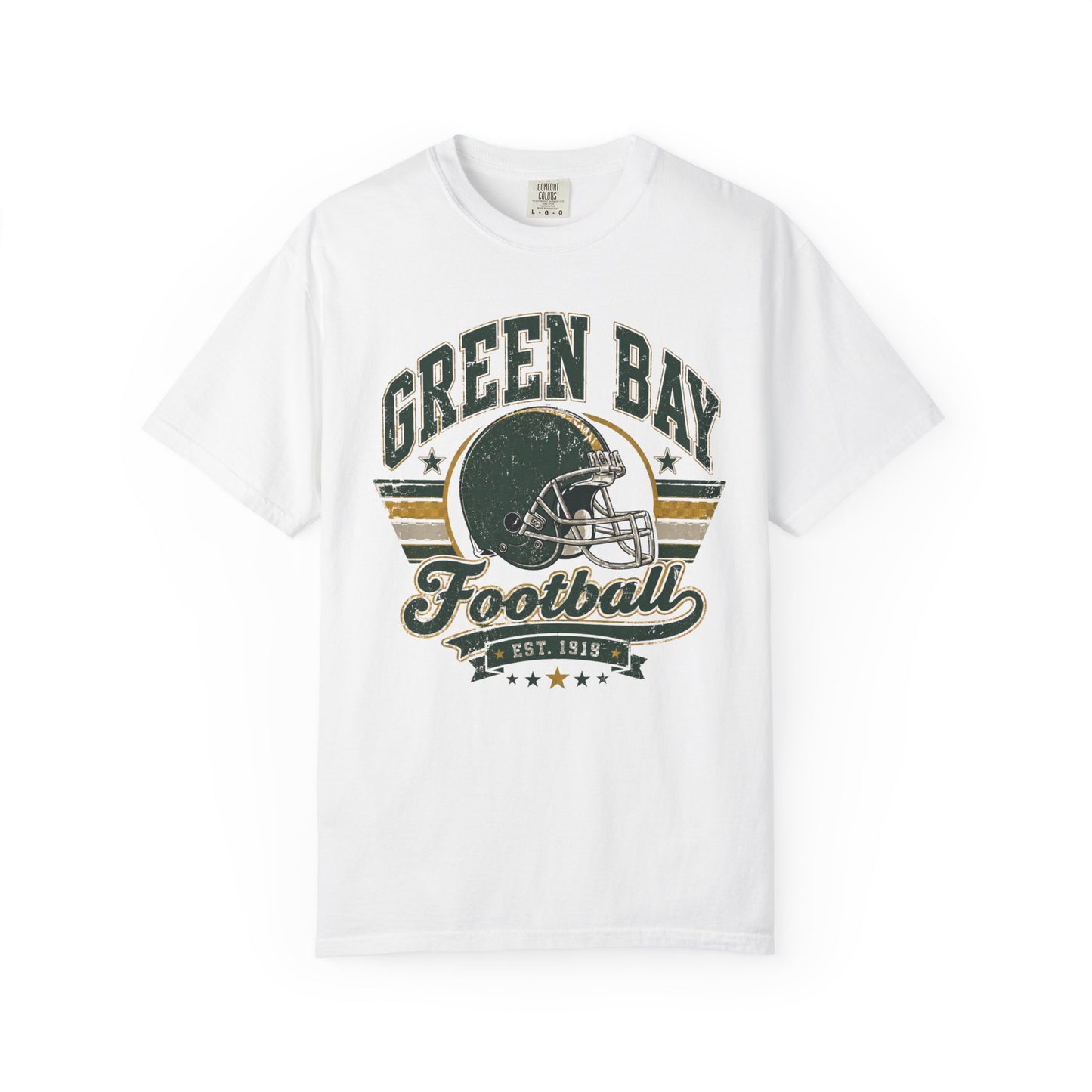 Green Bay Heritage Football Graphic T-shirt