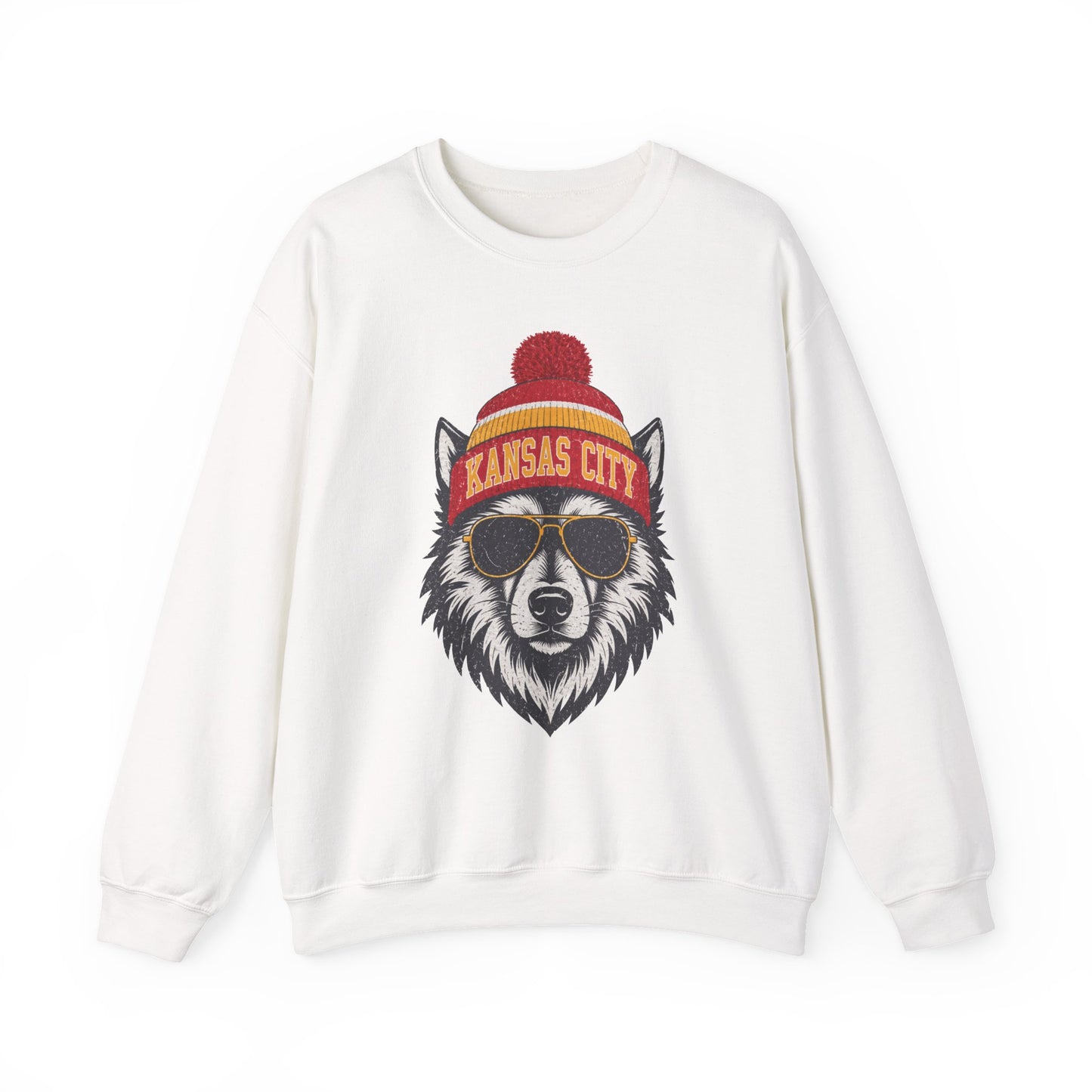 Kansas City Vintage Character Football Graphic Sweatshirt