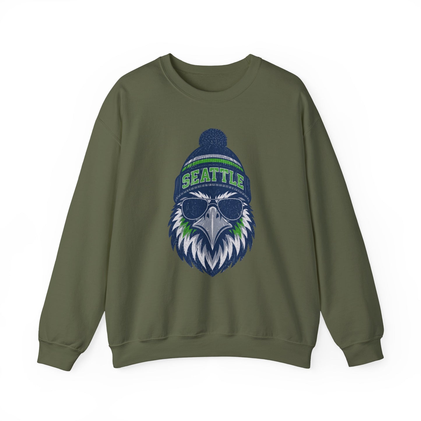 Seattle Classic Character Football Graphic Sweatshirt