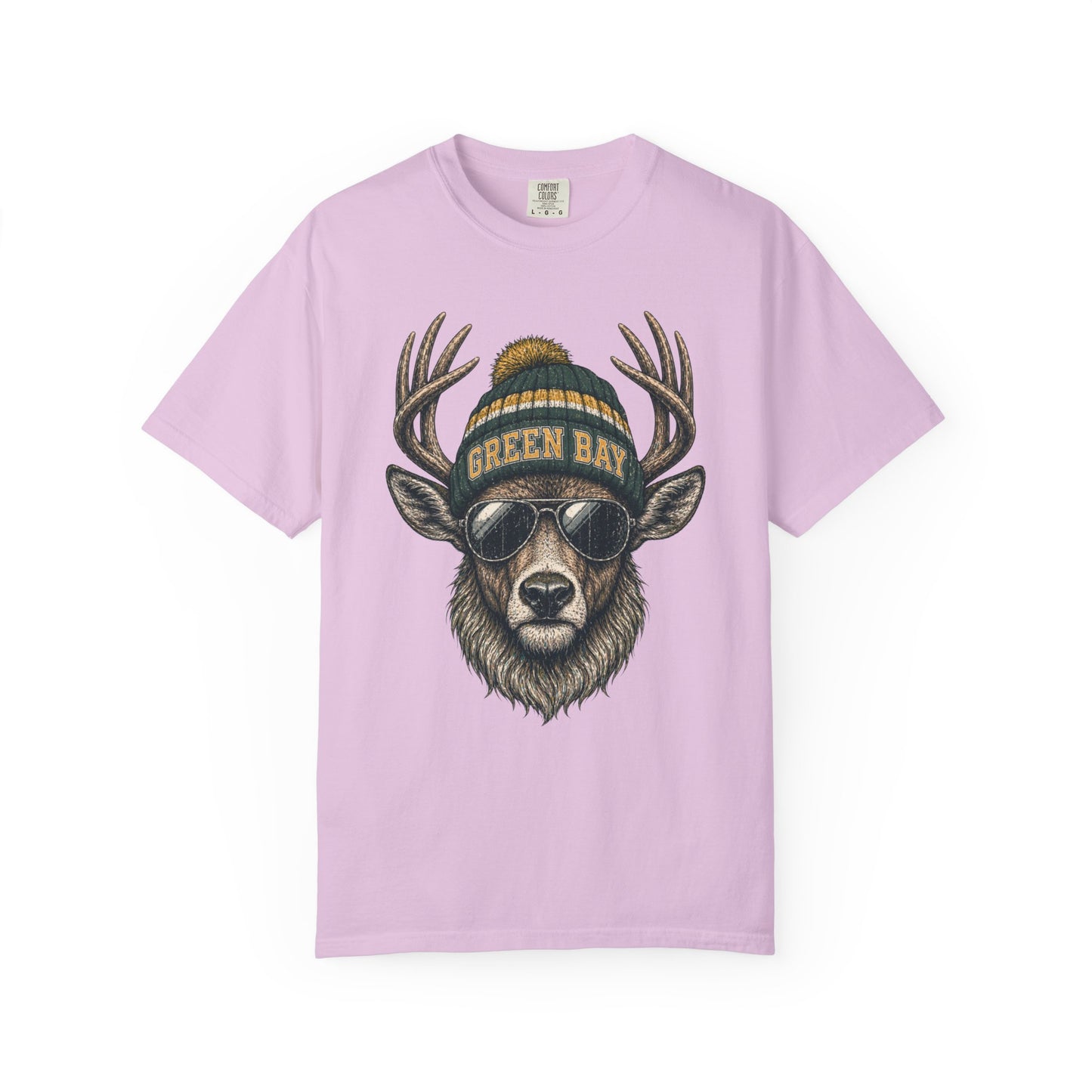 Green Bay Retro Woodland Football Graphic T-shirt