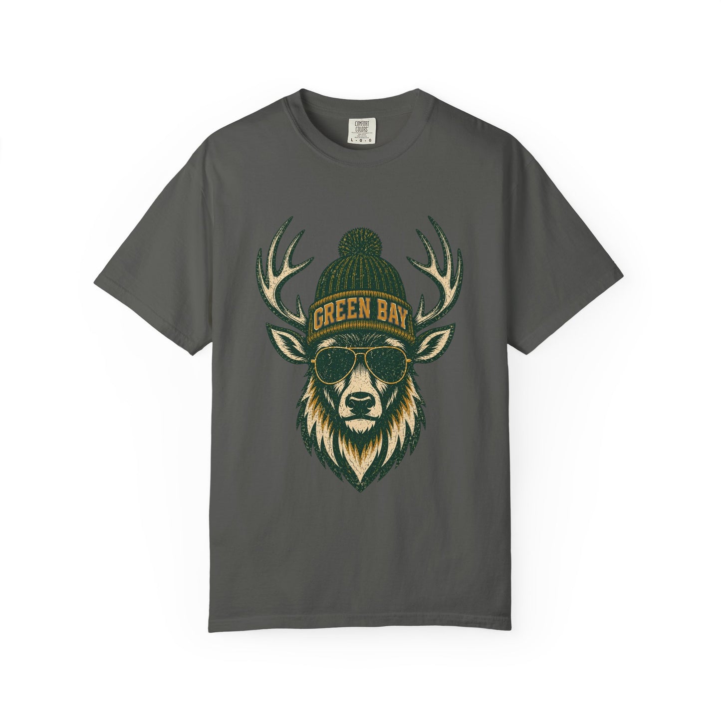Green Bay Woodland Football Graphic T-shirt