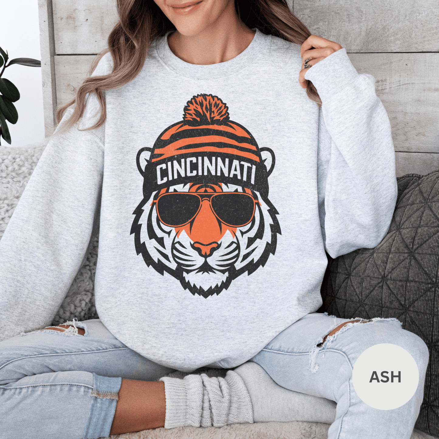 Cincinnati Tiger Mascot Sweatshirt