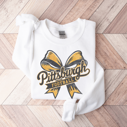 Pittsburgh Bow Sweatshirt