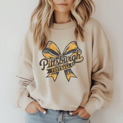 Pittsburgh Bow Sweatshirt