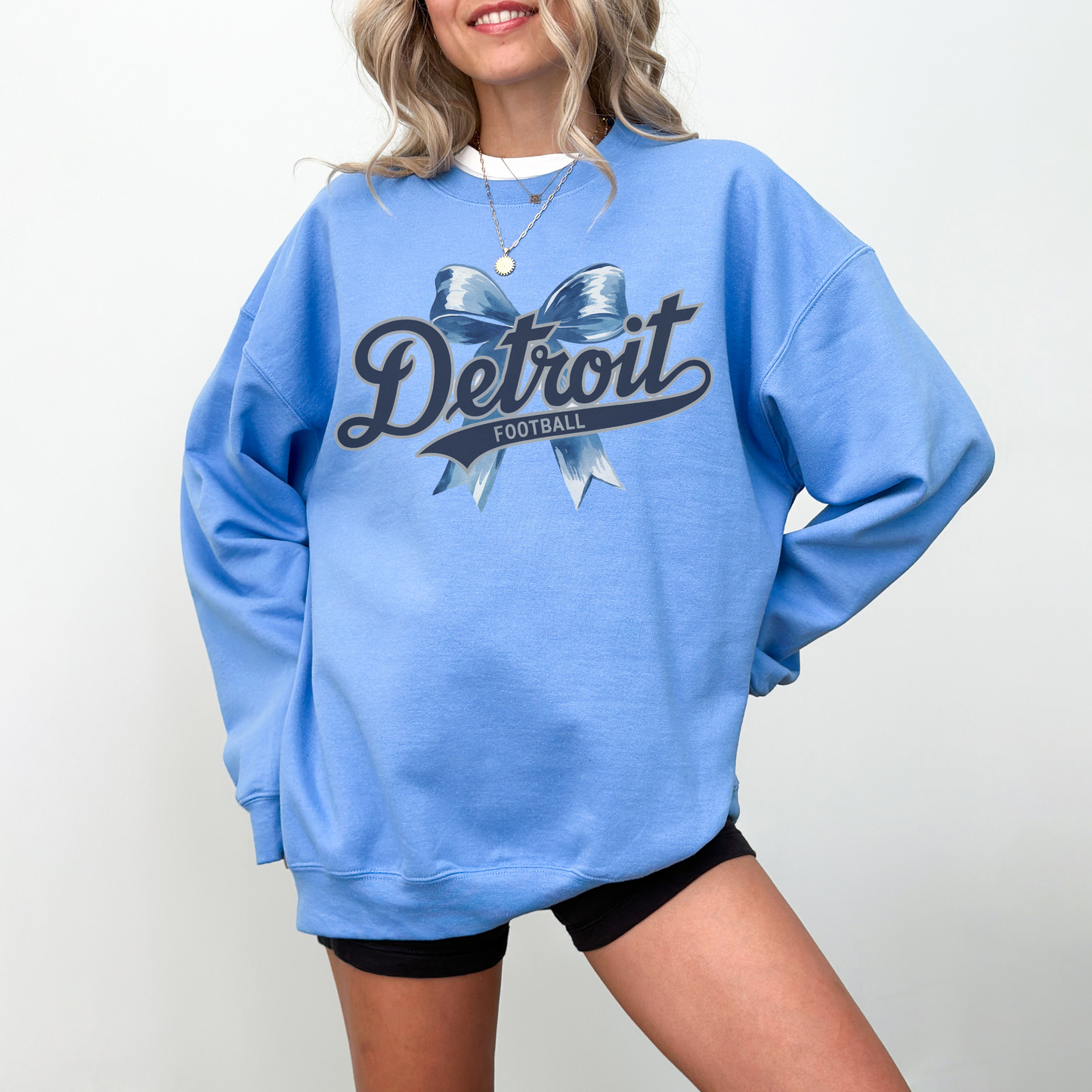 Detroit Bow Football Sweatshirt