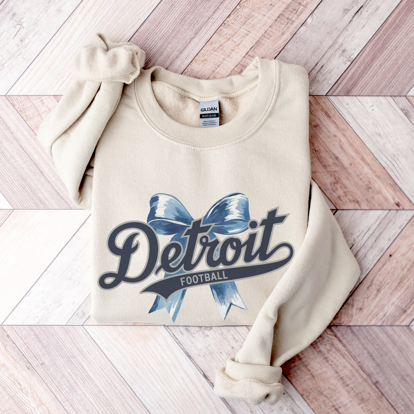 Detroit Bow Football Sweatshirt