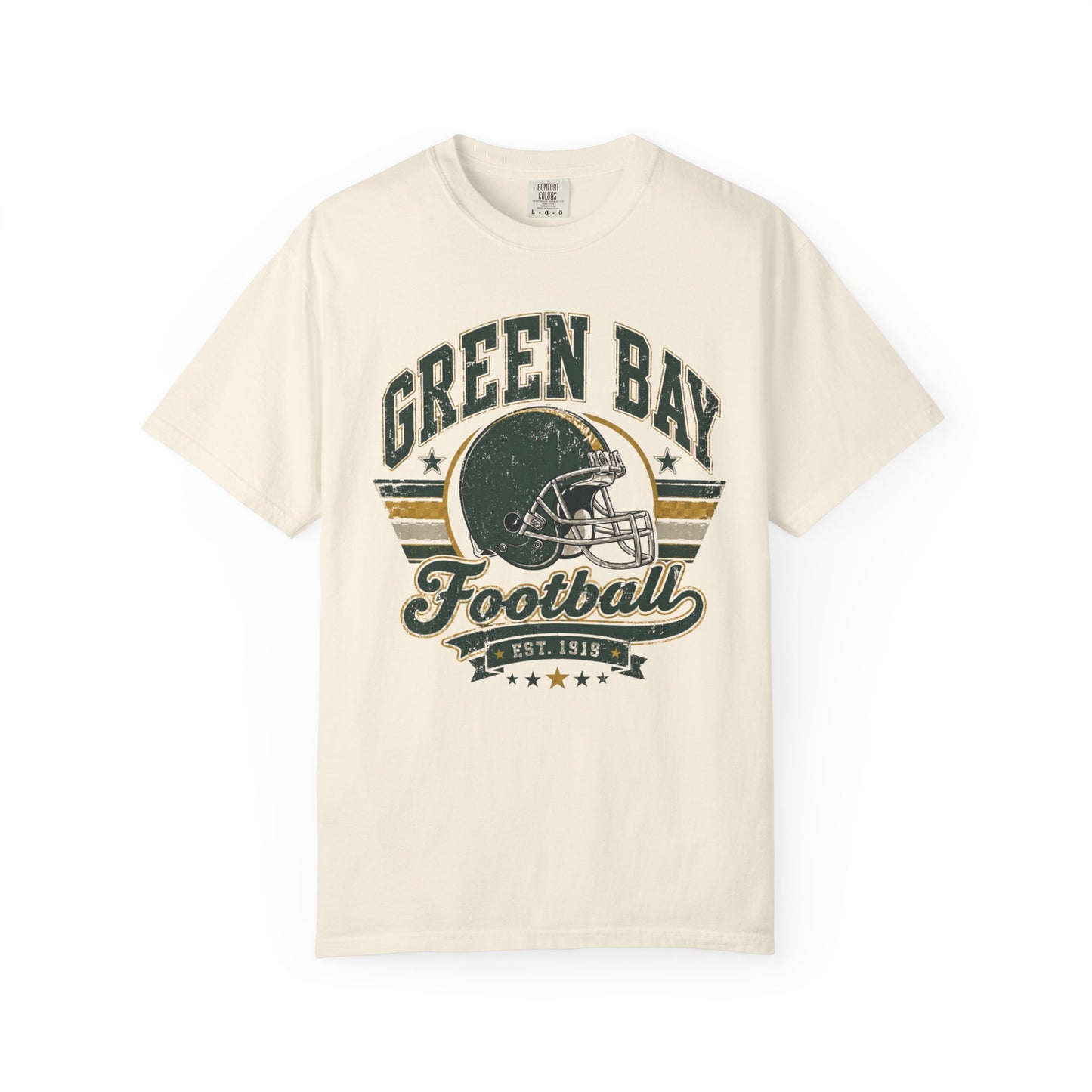 Green Bay Heritage Football Graphic T-shirt