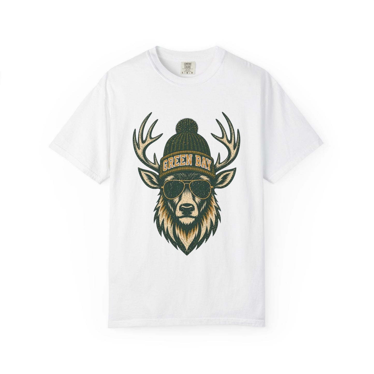 Green Bay Woodland Football Graphic T-shirt
