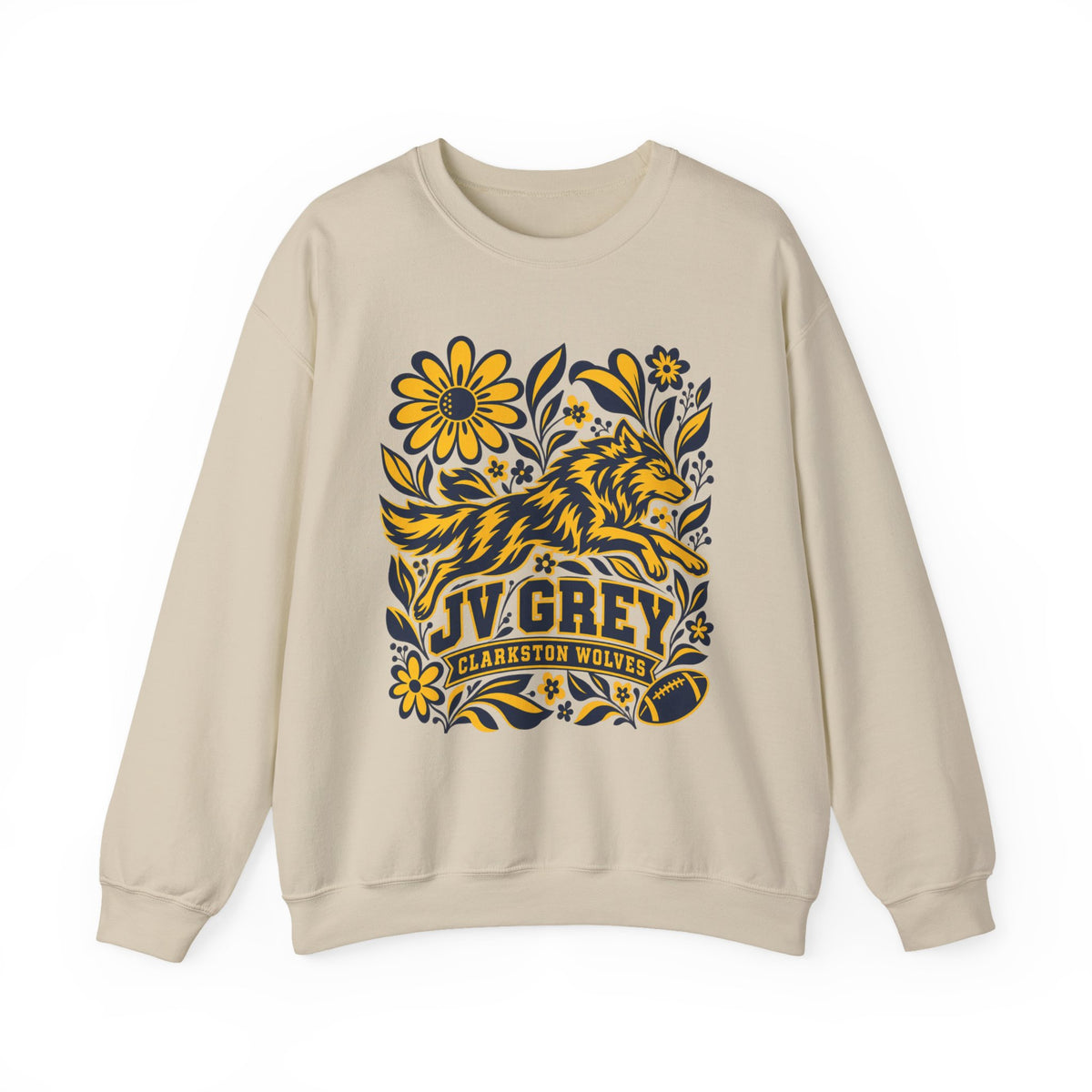 Clarkston JV Grey Graphic Sweatshirt