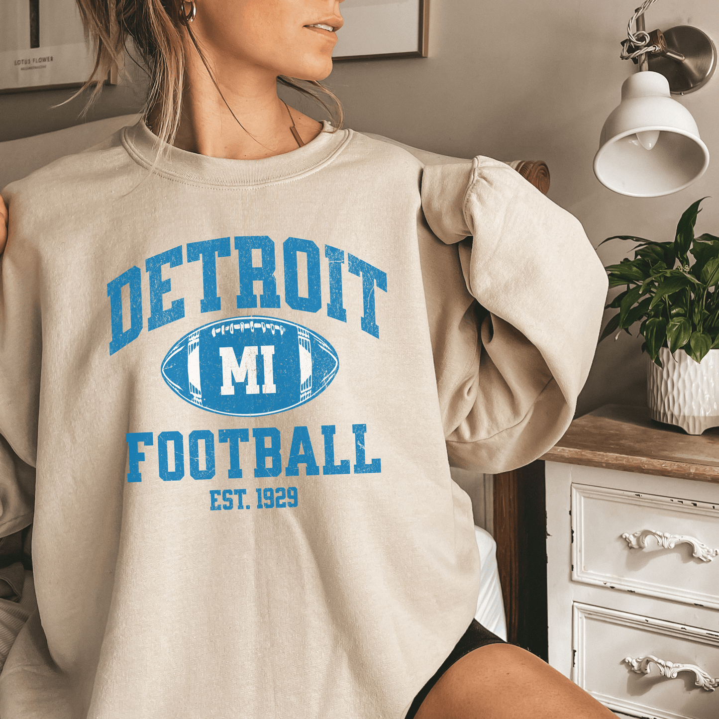 Detroit Football Sweatshirt