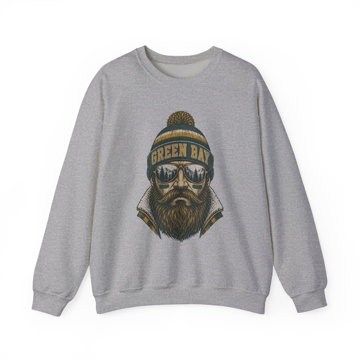 Green Bay Vintage Character Football Graphic Sweatshirt