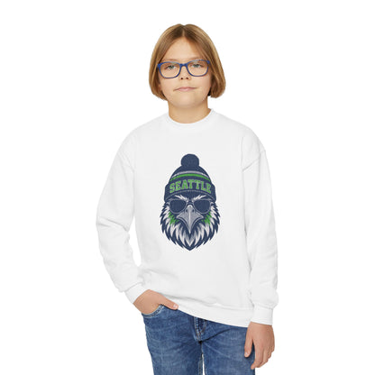 Seattle Classic Character Football Graphic Youth Sweatshirt