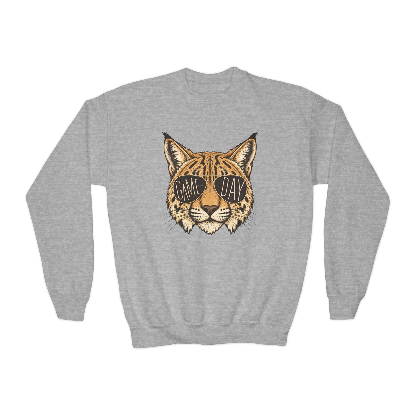 Wildcat Vintage School Spirit Graphic Youth Sweatshirt