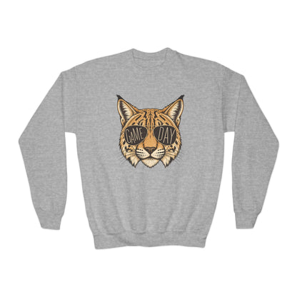 Wildcat Vintage School Spirit Graphic Youth Sweatshirt
