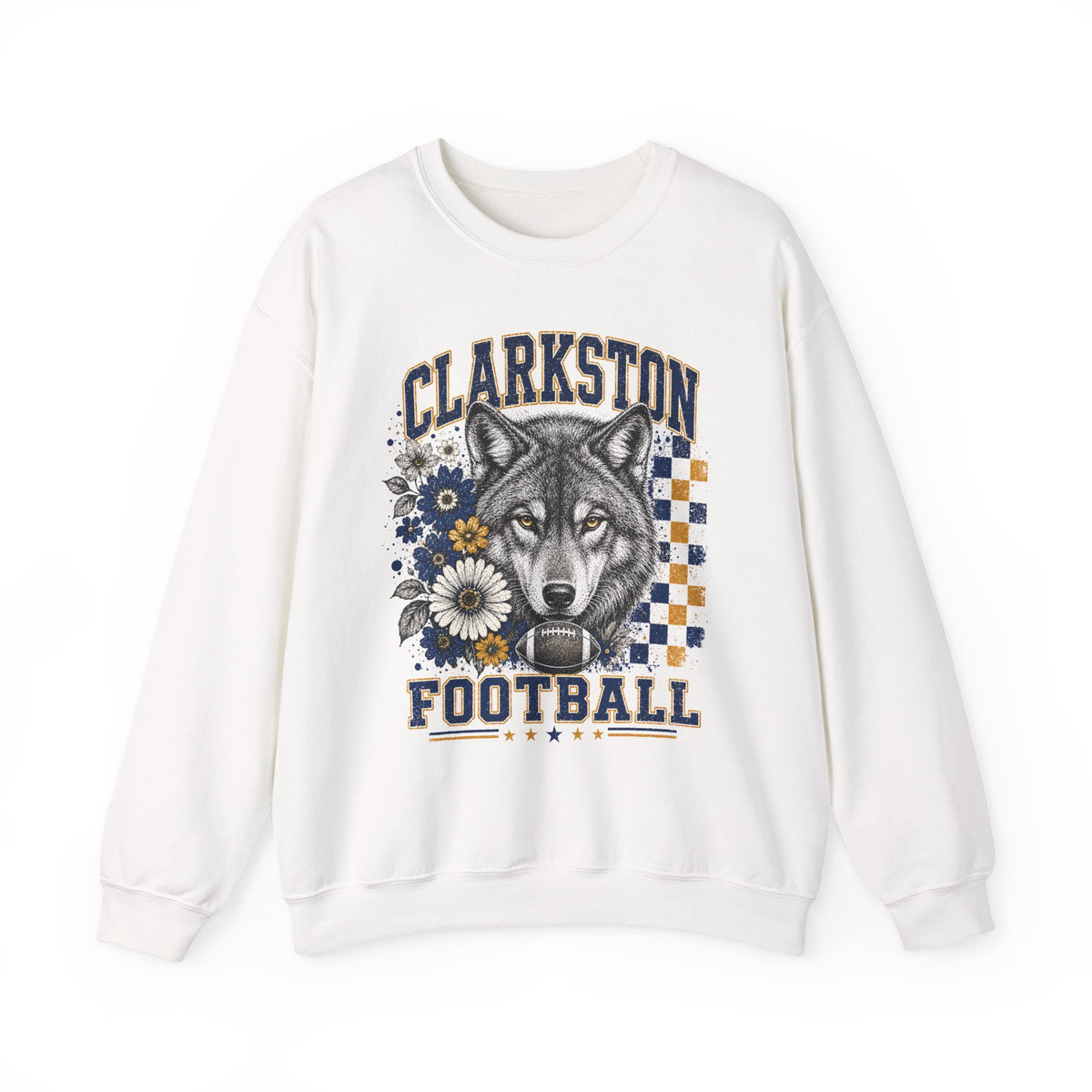 Clarkston Checkered Graphic Sweatshirt