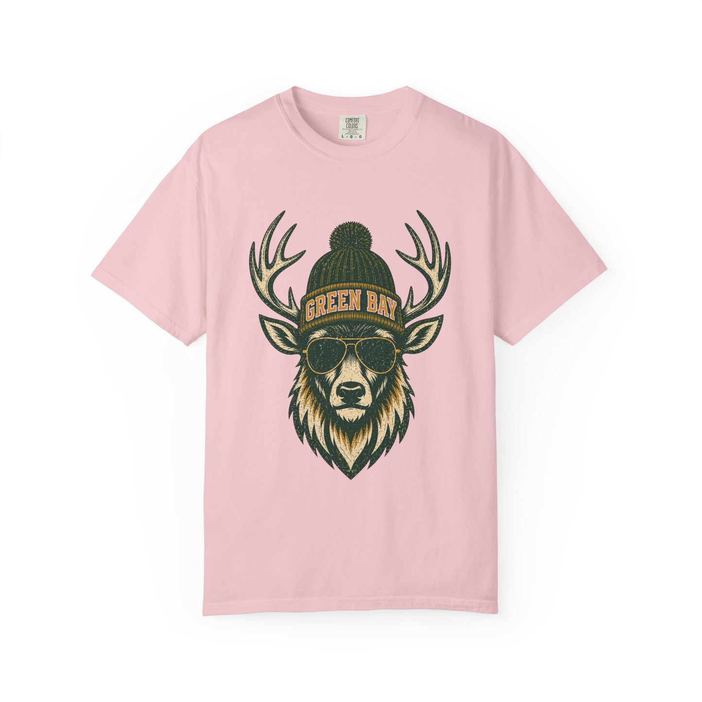 Green Bay Woodland Football Graphic T-shirt