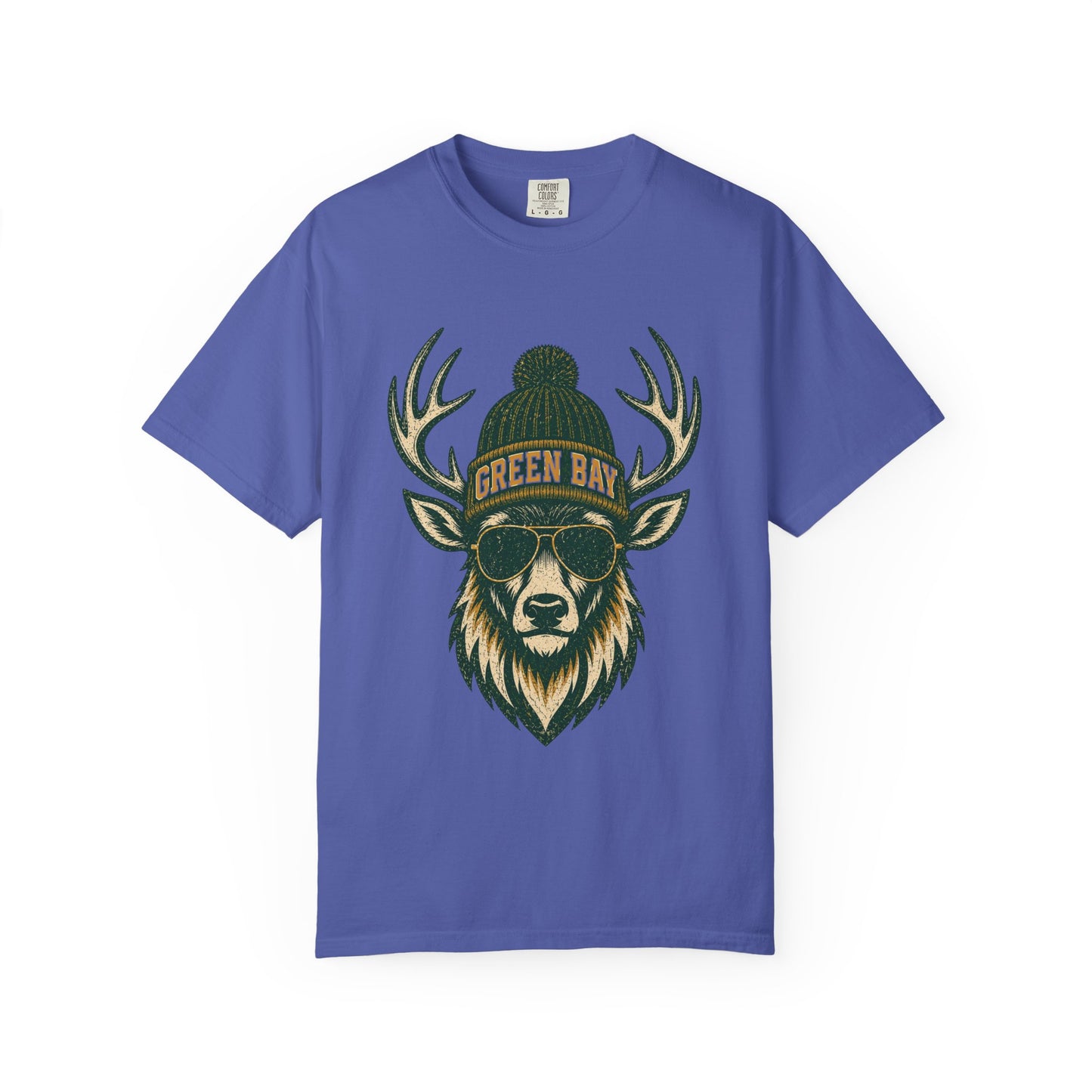 Green Bay Woodland Football Graphic T-shirt