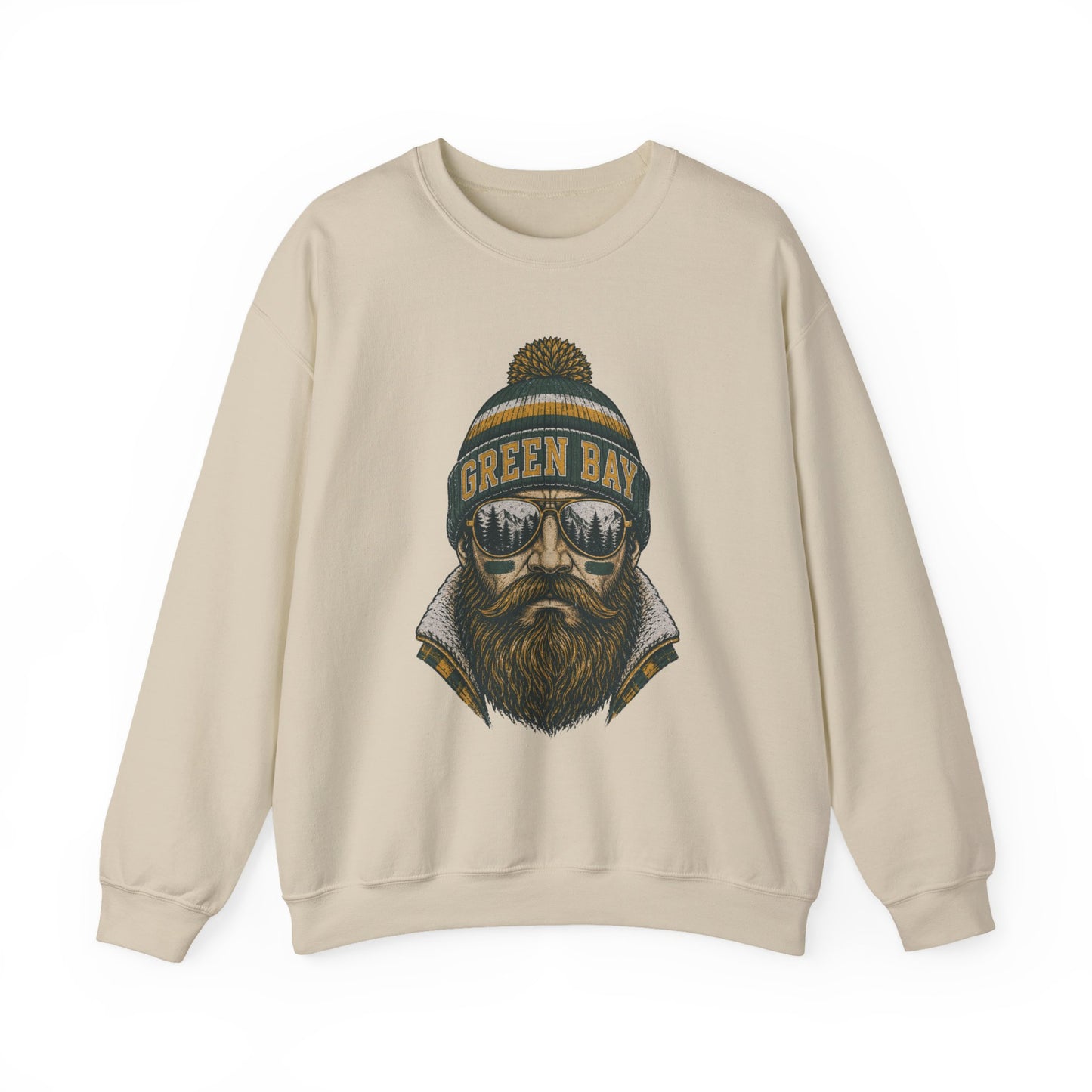 Green Bay Vintage Character Football Graphic Sweatshirt