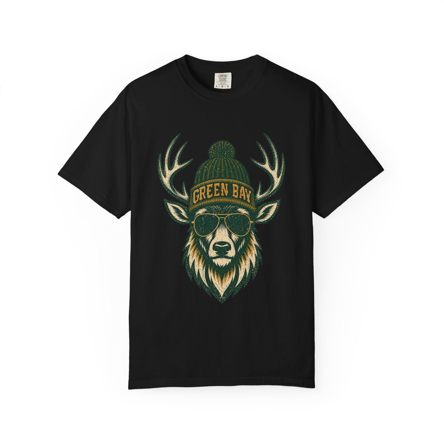 Green Bay Woodland Football Graphic T-shirt