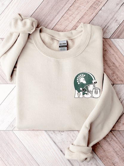 Go Green Football Sweatshirt