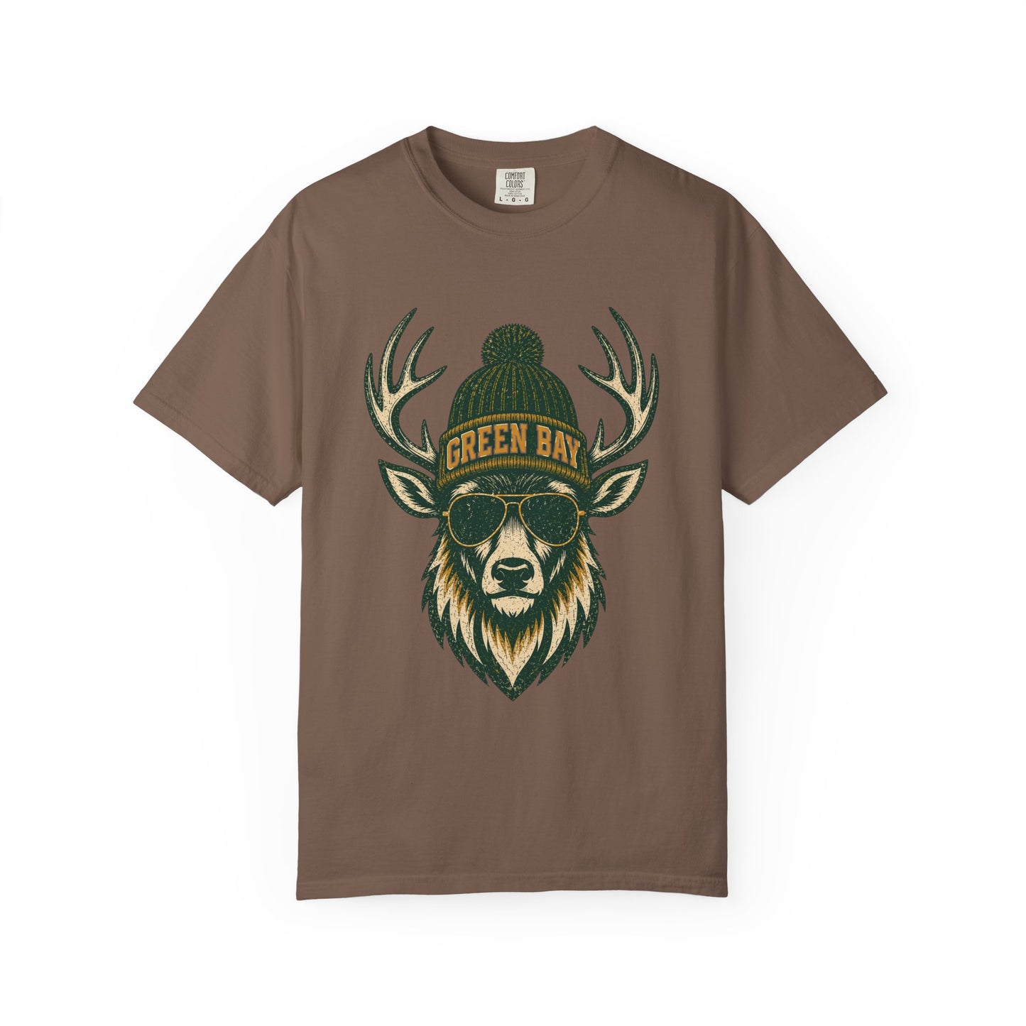 Green Bay Woodland Football Graphic T-shirt