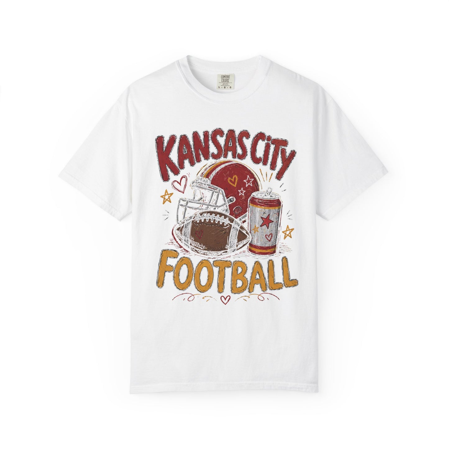 Kansas City Icon Football Graphic T-shirt