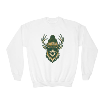 Green Bay Woodland Football Graphic Youth Sweatshirt