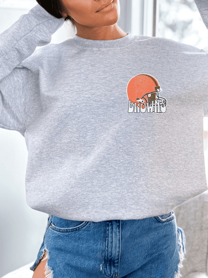 Cleveland Football Crewneck Sweatshirt