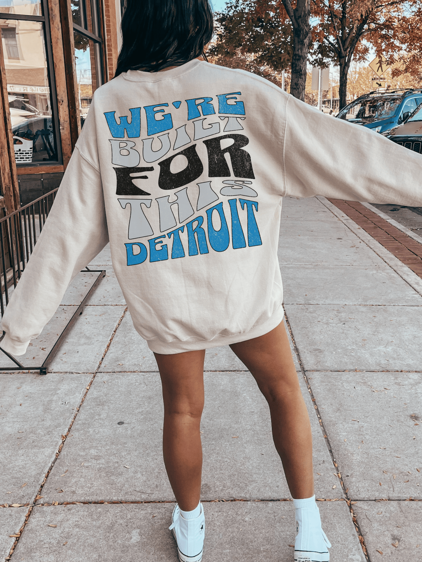 We're Built For This Detroit Football Sweatshirt