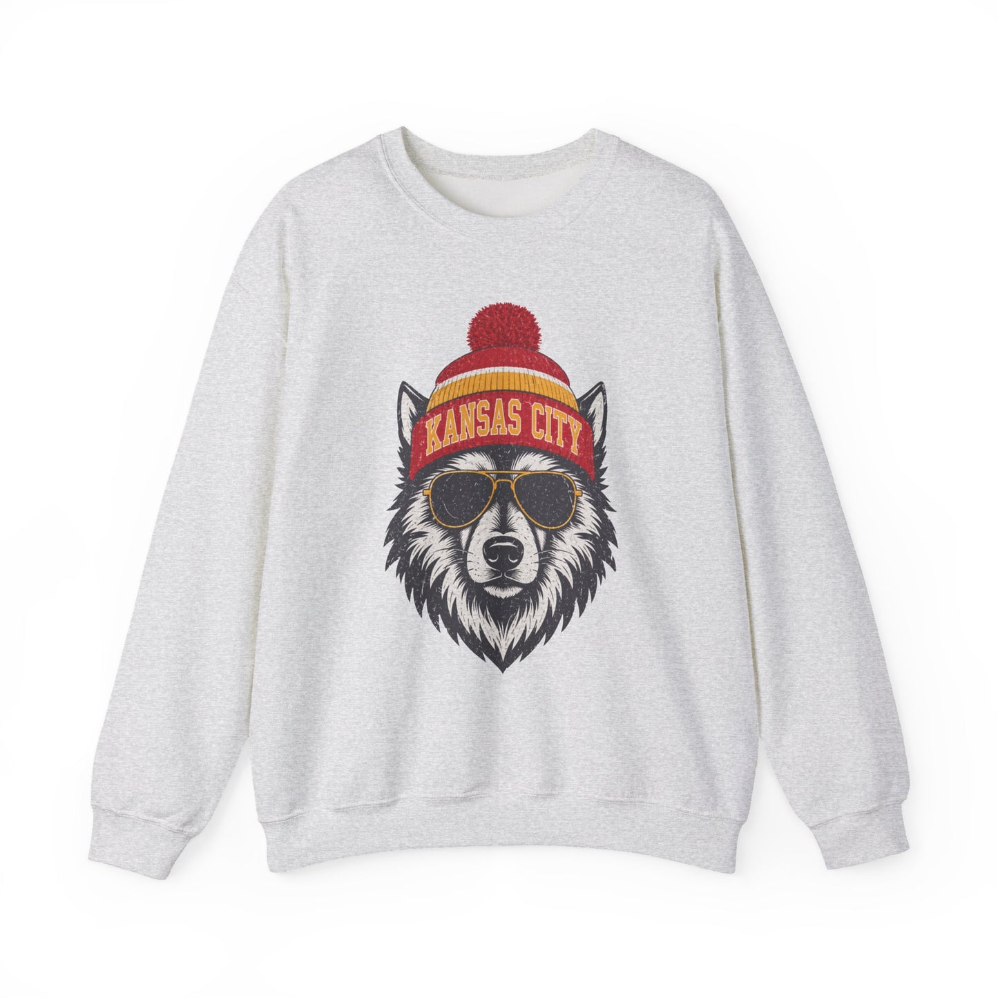 Kansas City Vintage Character Football Graphic Sweatshirt