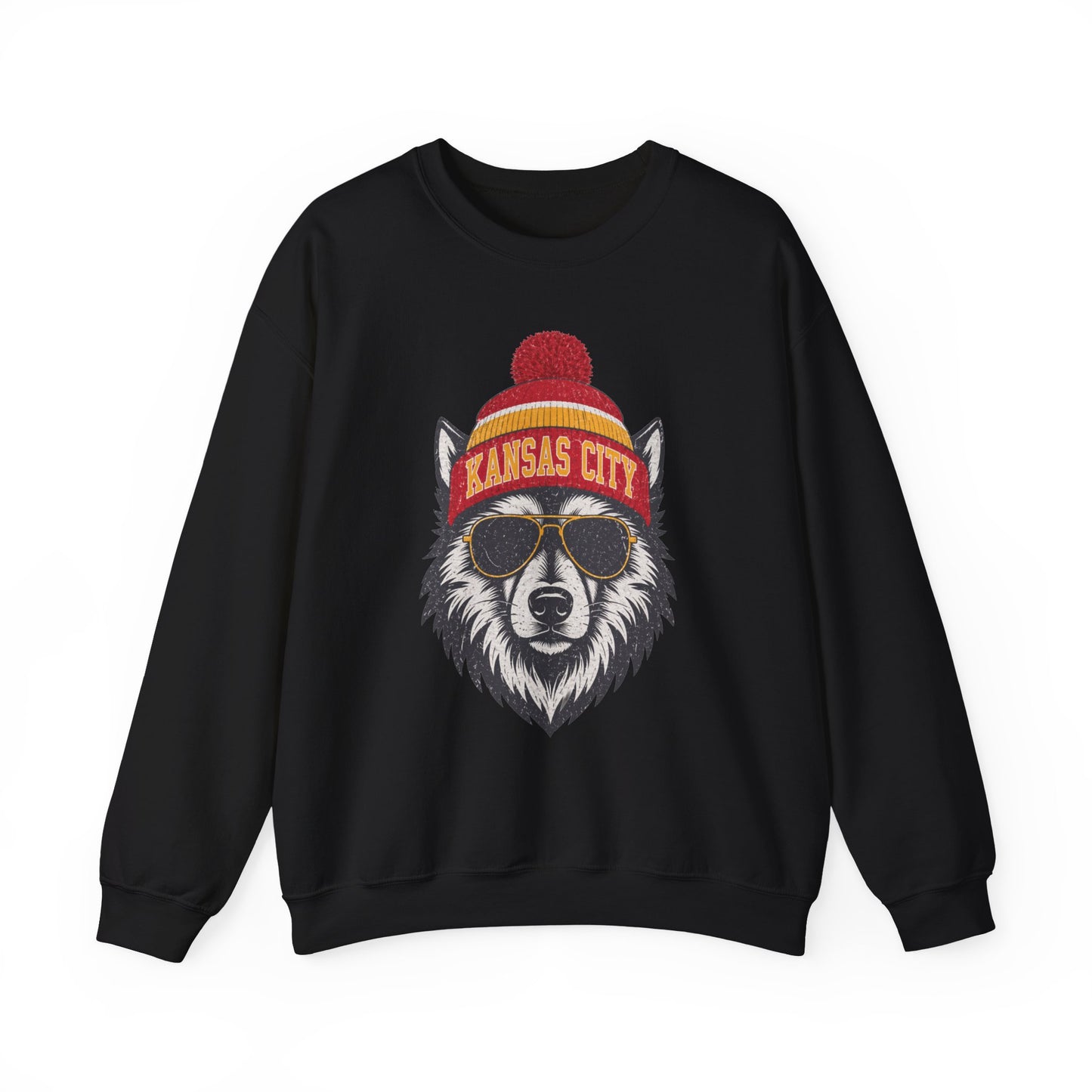 Kansas City Vintage Character Football Graphic Sweatshirt