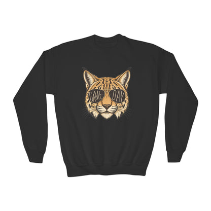 Wildcat Vintage School Spirit Graphic Youth Sweatshirt