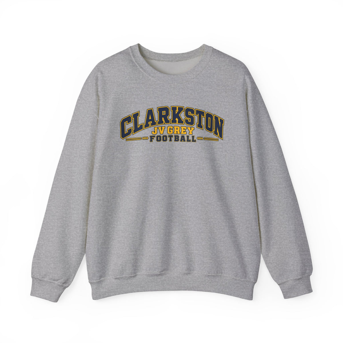 Clarkston JV Grey Football Graphic Sweatshirt