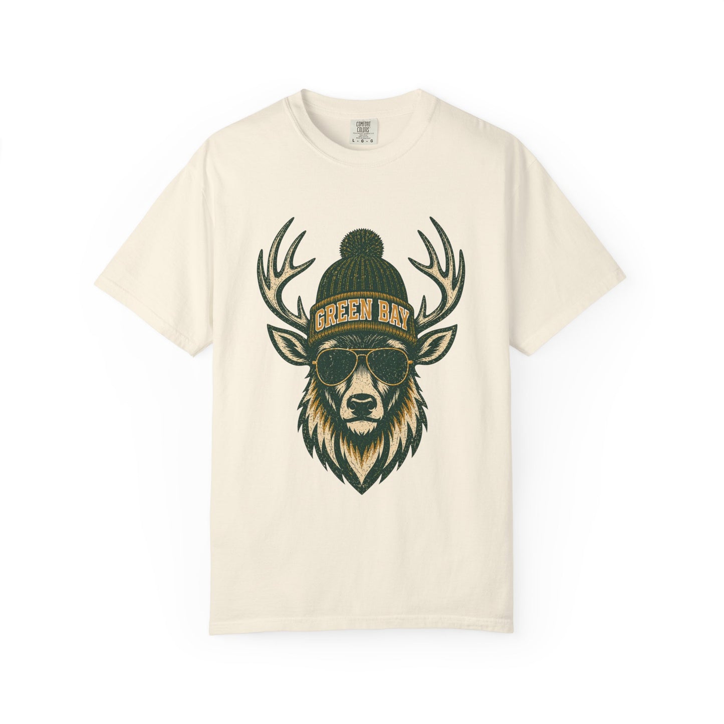 Green Bay Woodland Football Graphic T-shirt