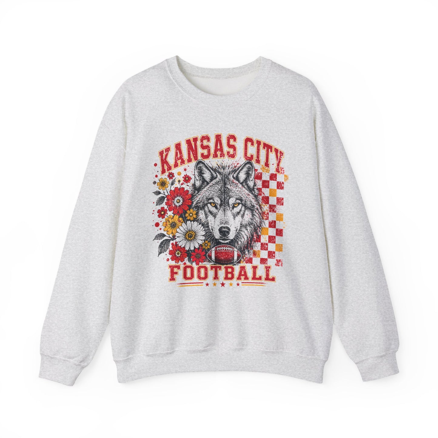 Kansas City Retro Football Graphic Sweatshirt