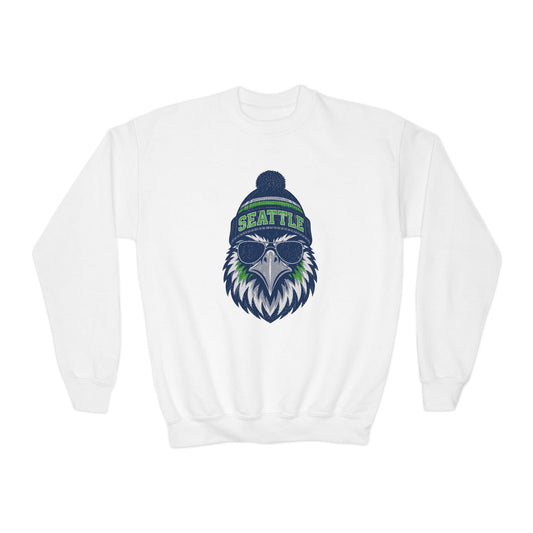 Seattle Classic Character Football Graphic Youth Sweatshirt