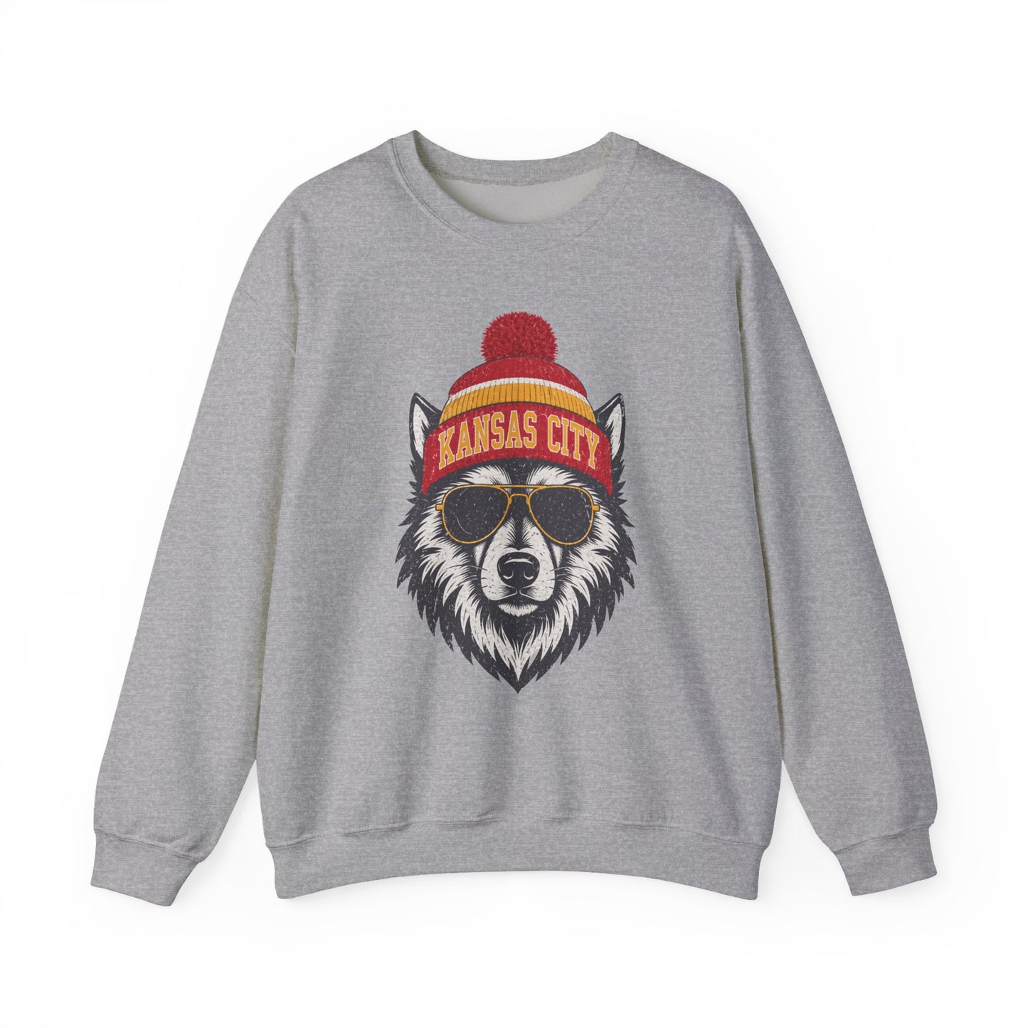 Kansas City Vintage Character Football Graphic Sweatshirt
