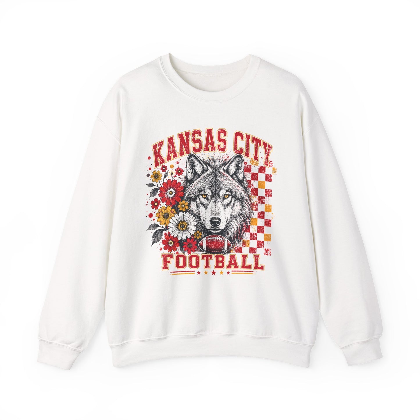 Kansas City Retro Football Graphic Sweatshirt