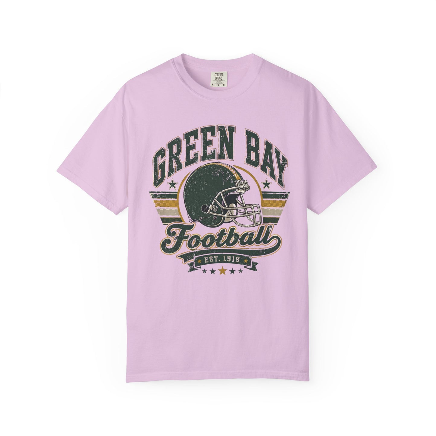 Green Bay Heritage Football Graphic T-shirt