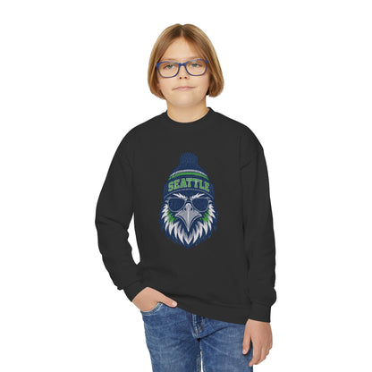Seattle Classic Character Football Graphic Youth Sweatshirt