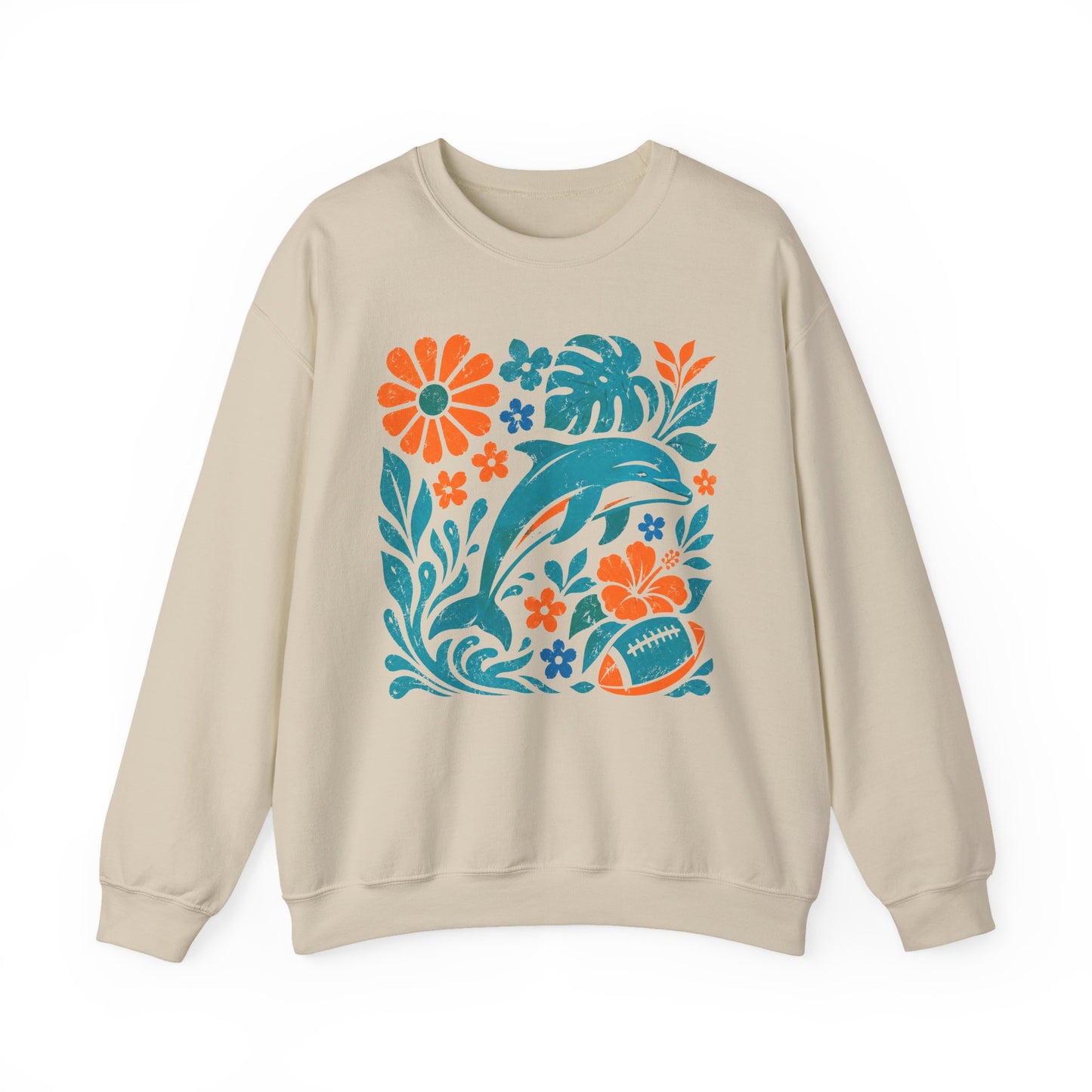 Miami Boho Football Graphic Sweatshirt