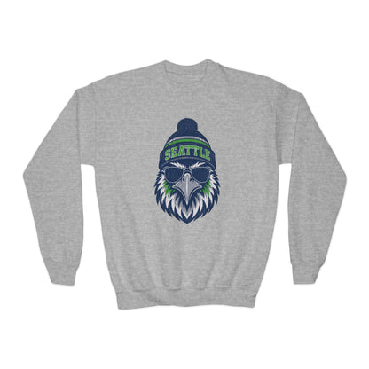 Seattle Classic Character Football Graphic Youth Sweatshirt