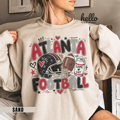Atlanta Icon Football Graphic Sweatshirt