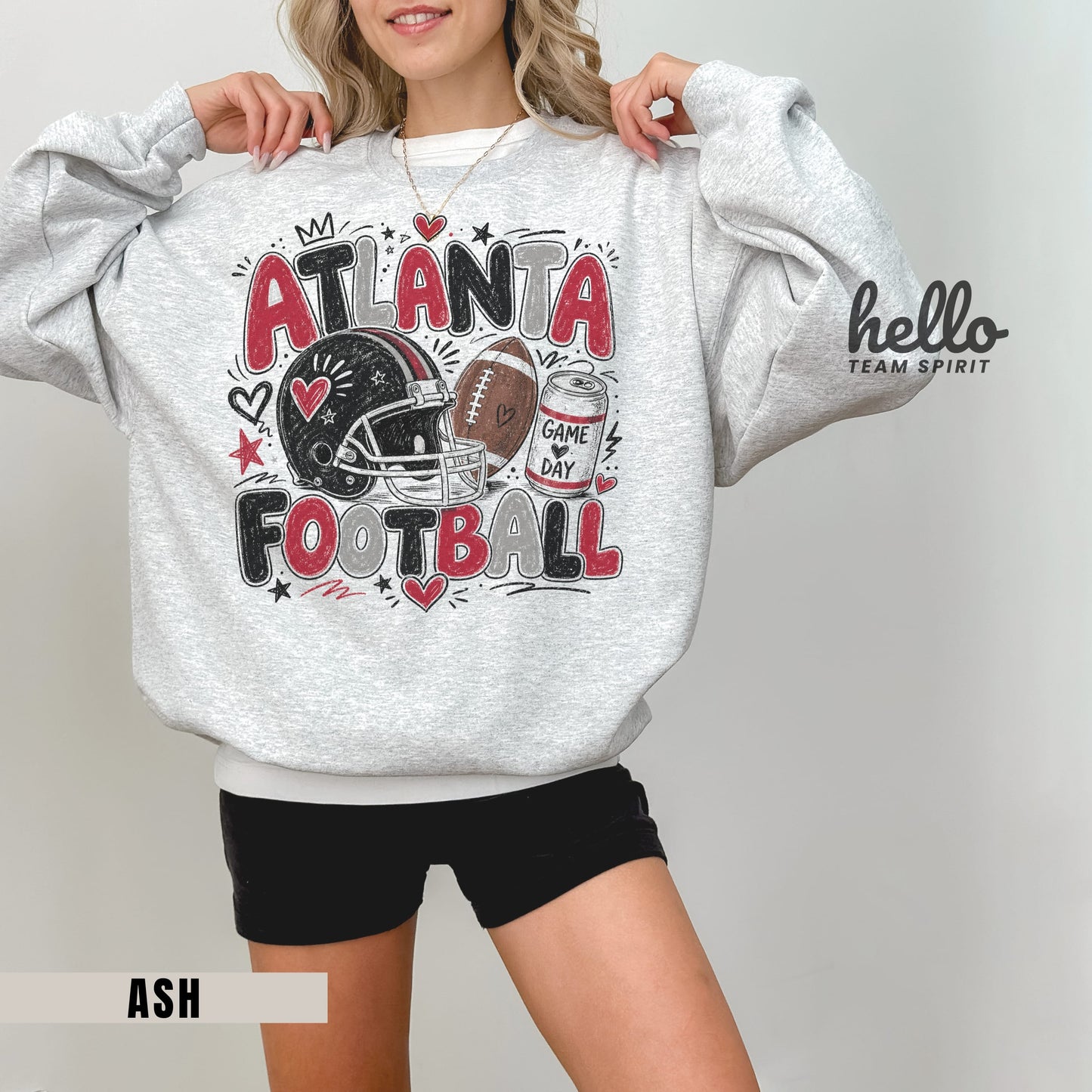 Atlanta Icon Football Graphic Sweatshirt