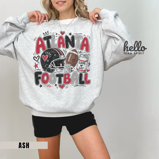 Atlanta Icon Football Graphic Sweatshirt